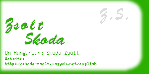 zsolt skoda business card